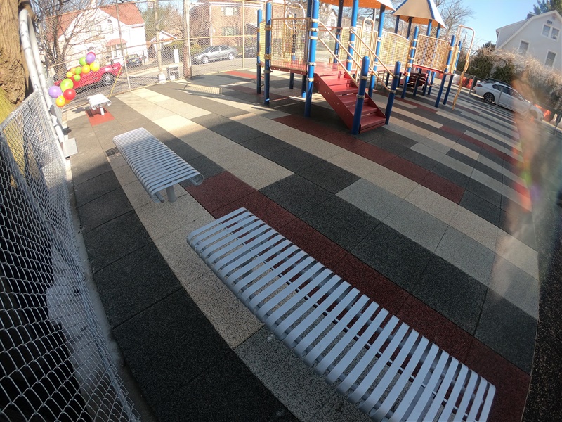 School Playground with TPV Blended Tiles preview 3